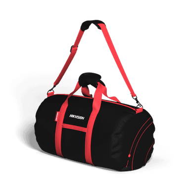 Branded weekender bag