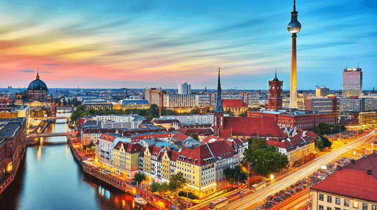 Sunday office in Berlin, Germany