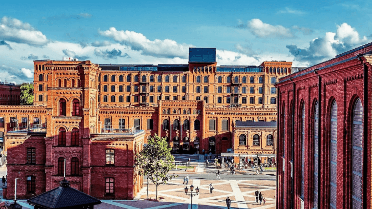 Sunday office in Łódź, Poland