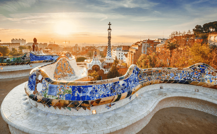 Sunday office in Barcelona, Spain