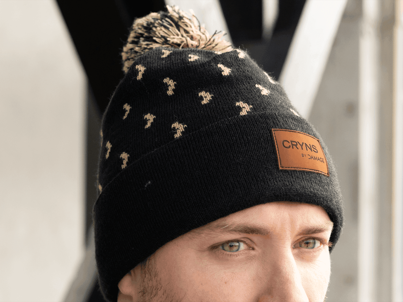 Custom branded beanie