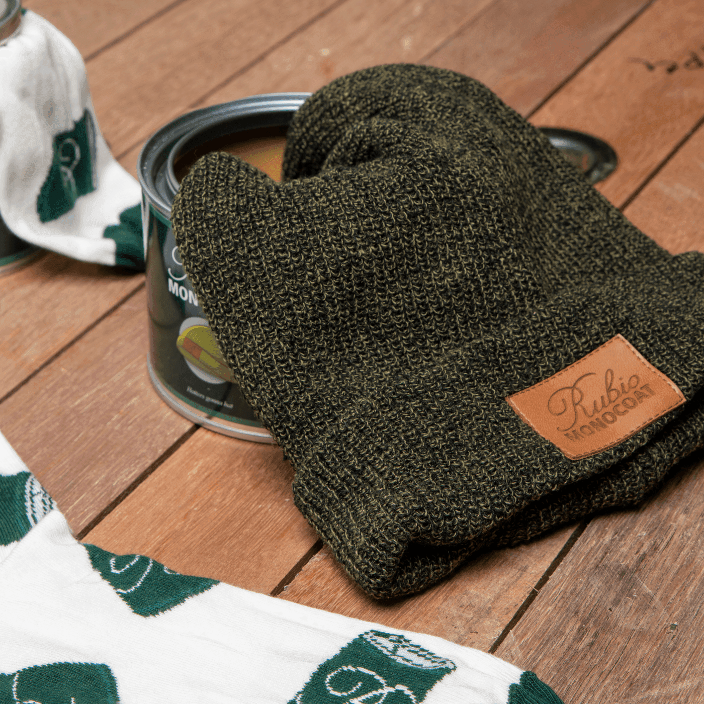 Custom branded beanie