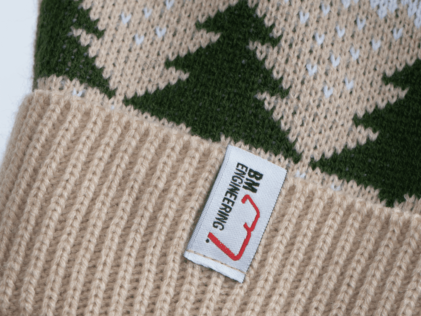 Custom branded beanie