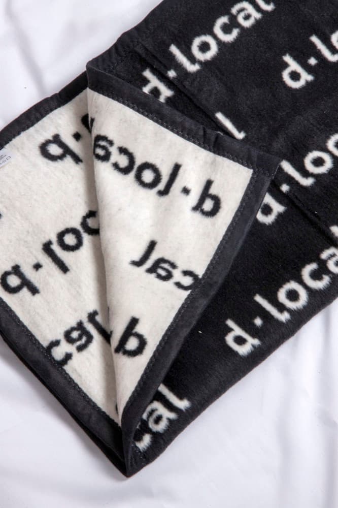 Custom branded blanket