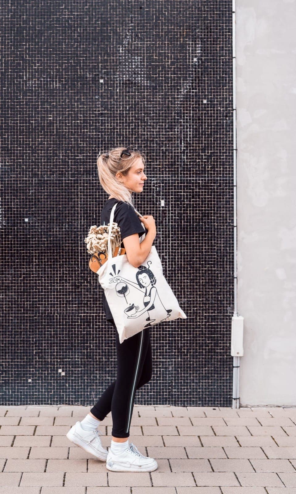 Custom branded tote bag