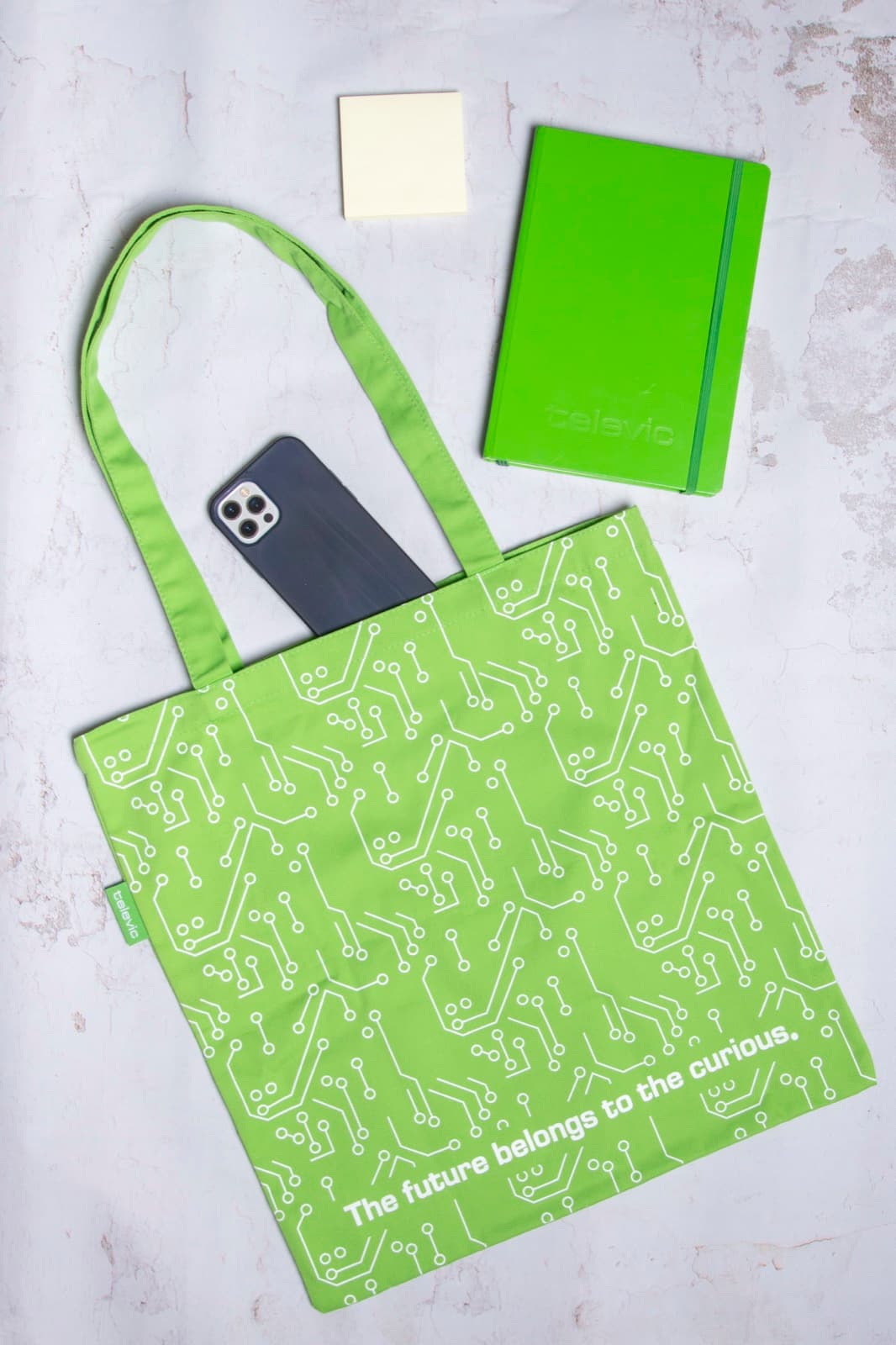 Custom branded tote bag