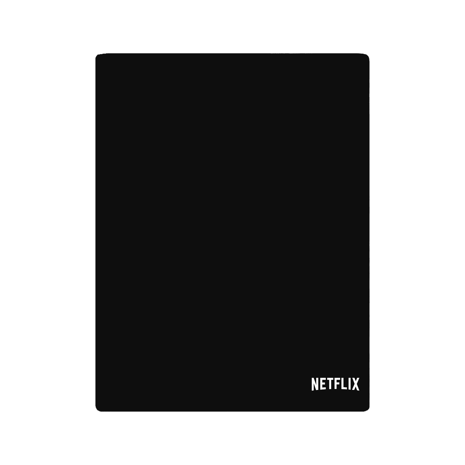 Fleece Blanket 130 x 170 mockup for Netflix