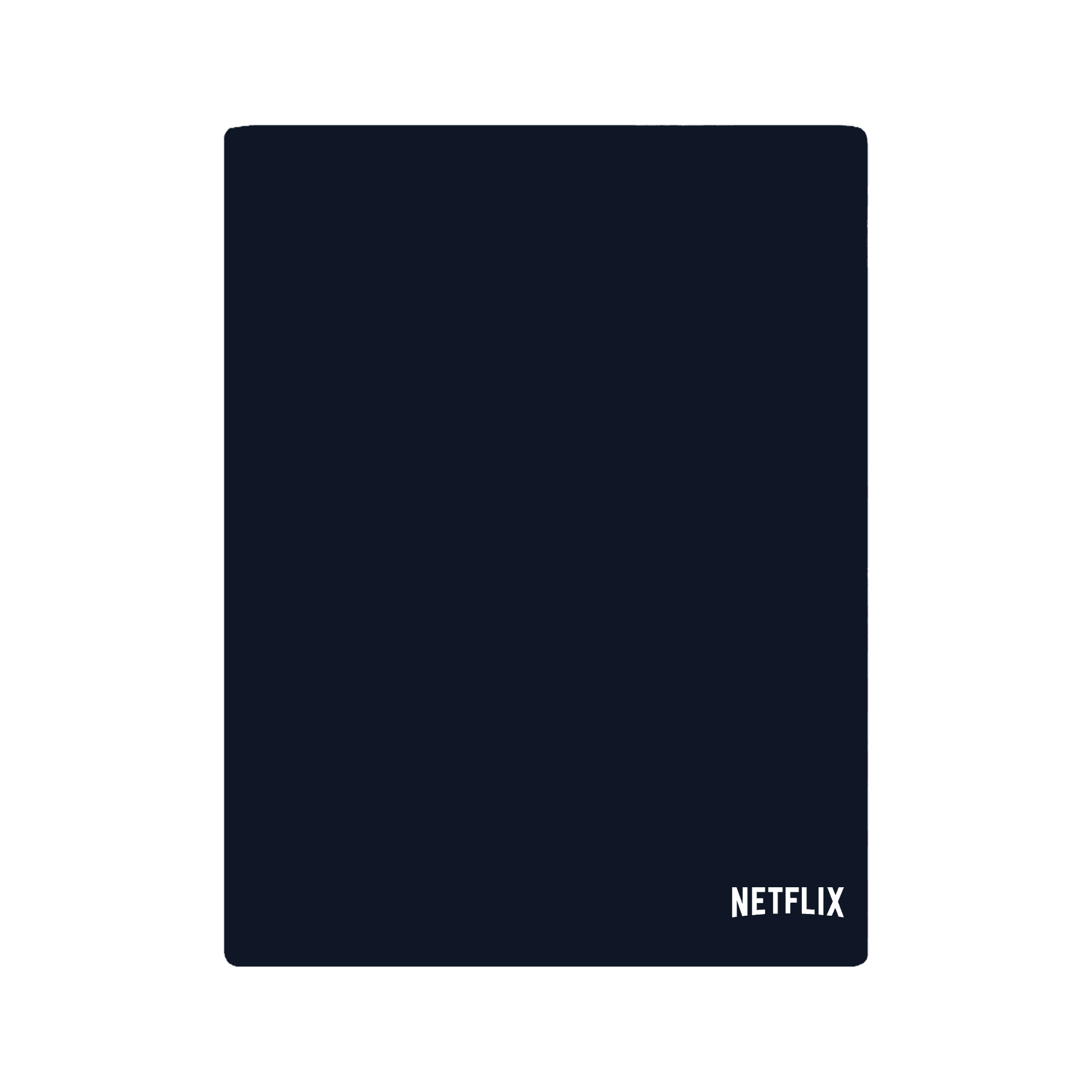 Fleece Blanket 130 x 170 mockup for Netflix