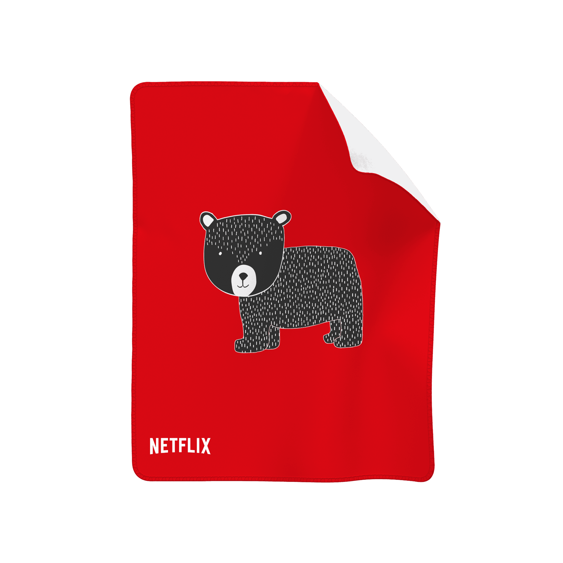 Baby Fleece Blanket mockup for Netflix