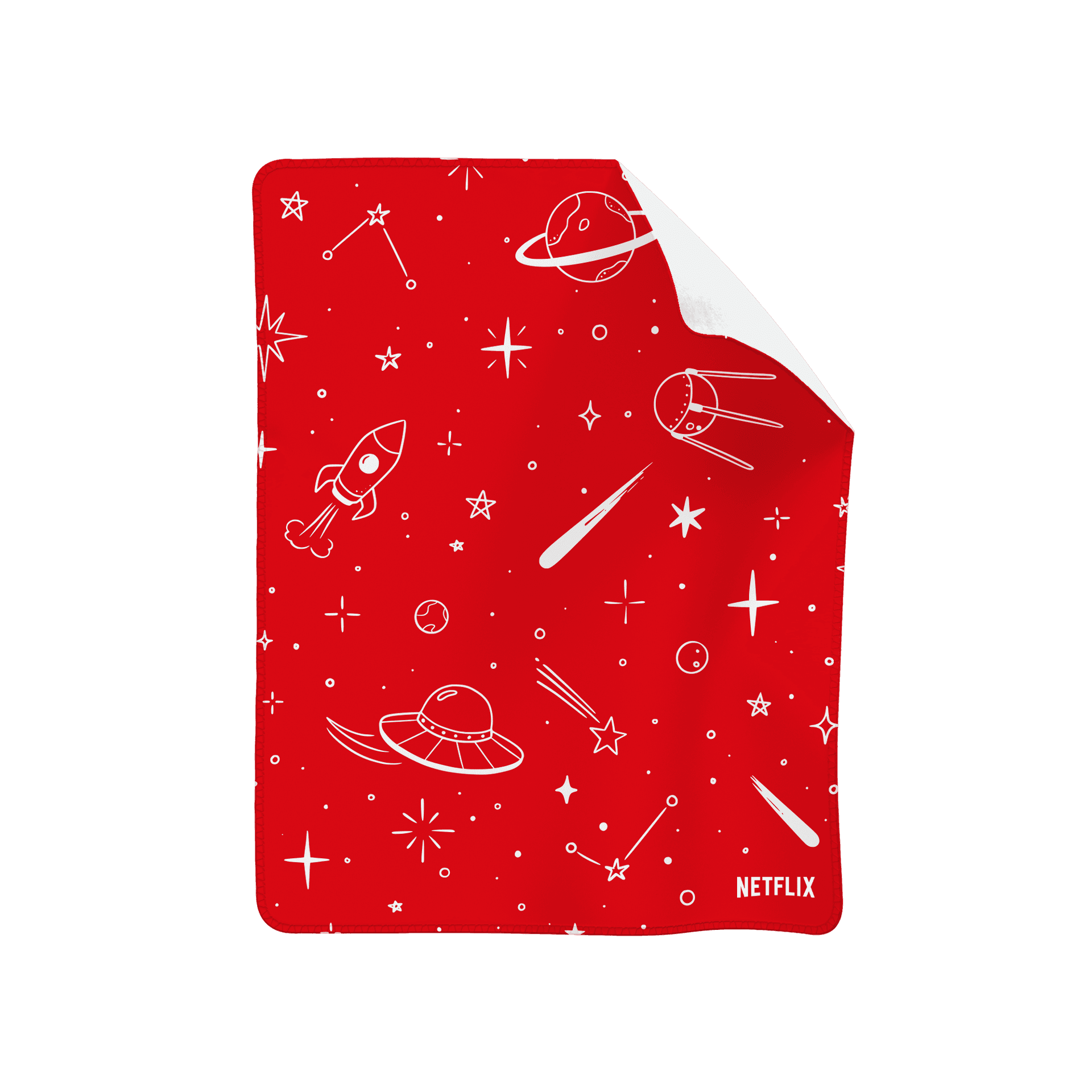 Baby Fleece Blanket mockup for Netflix