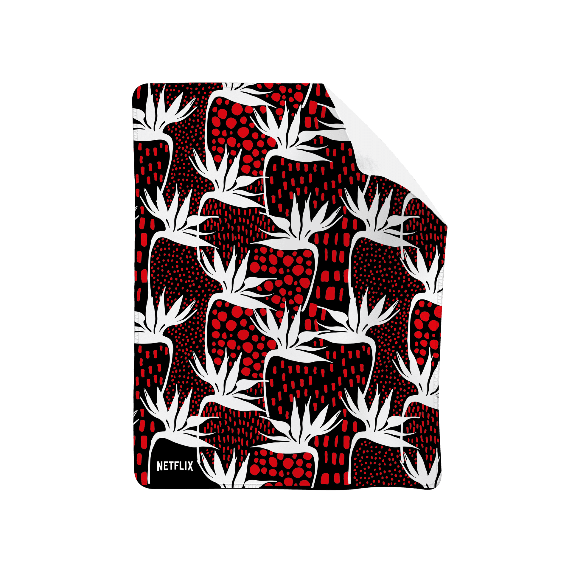 Baby Fleece Blanket mockup for Netflix