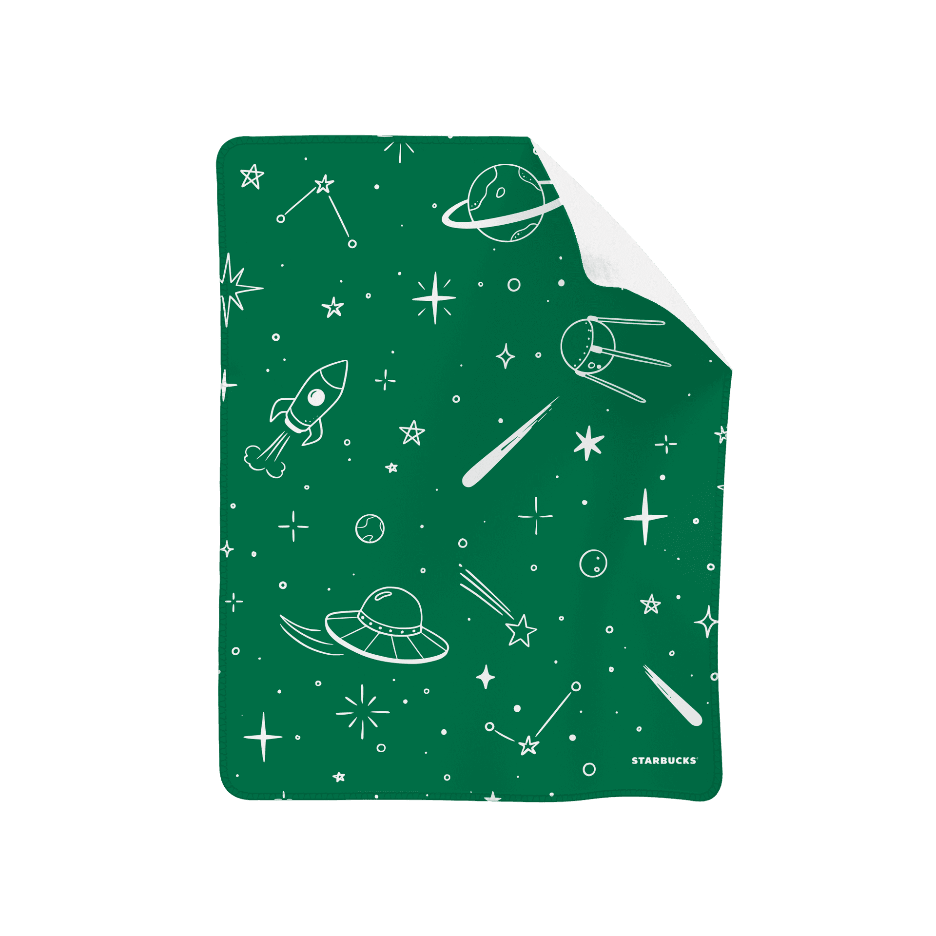 Baby Fleece Blanket mockup for Starbucks