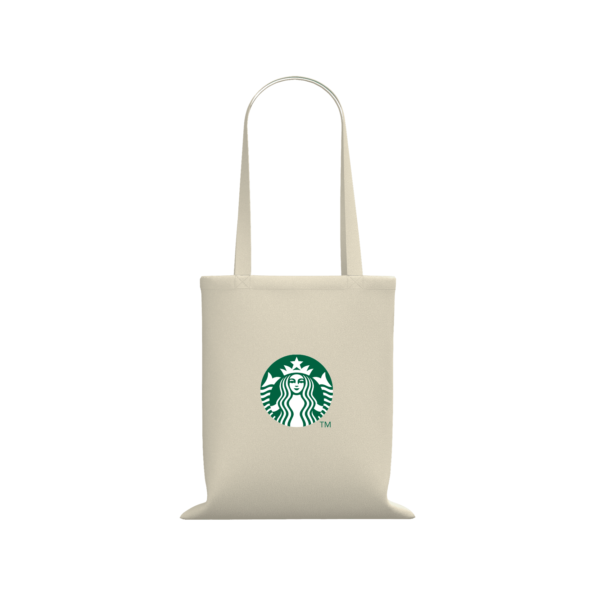 Canvas Tote Bag 200gsm mockup for Starbucks
