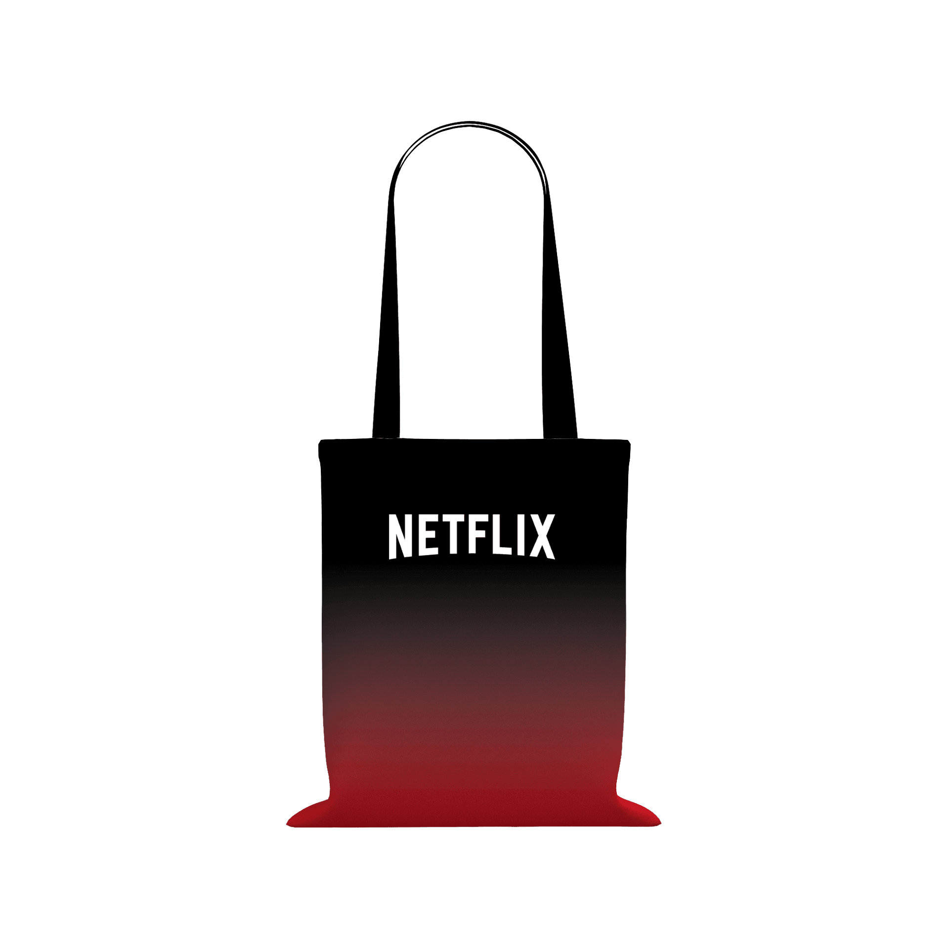 Full Color Tote Bag mockup for Netflix