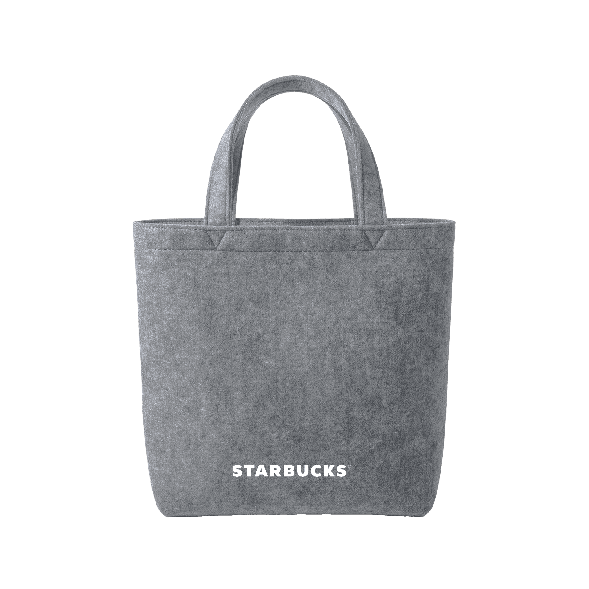 Felt Tote Bag mockup for Starbucks