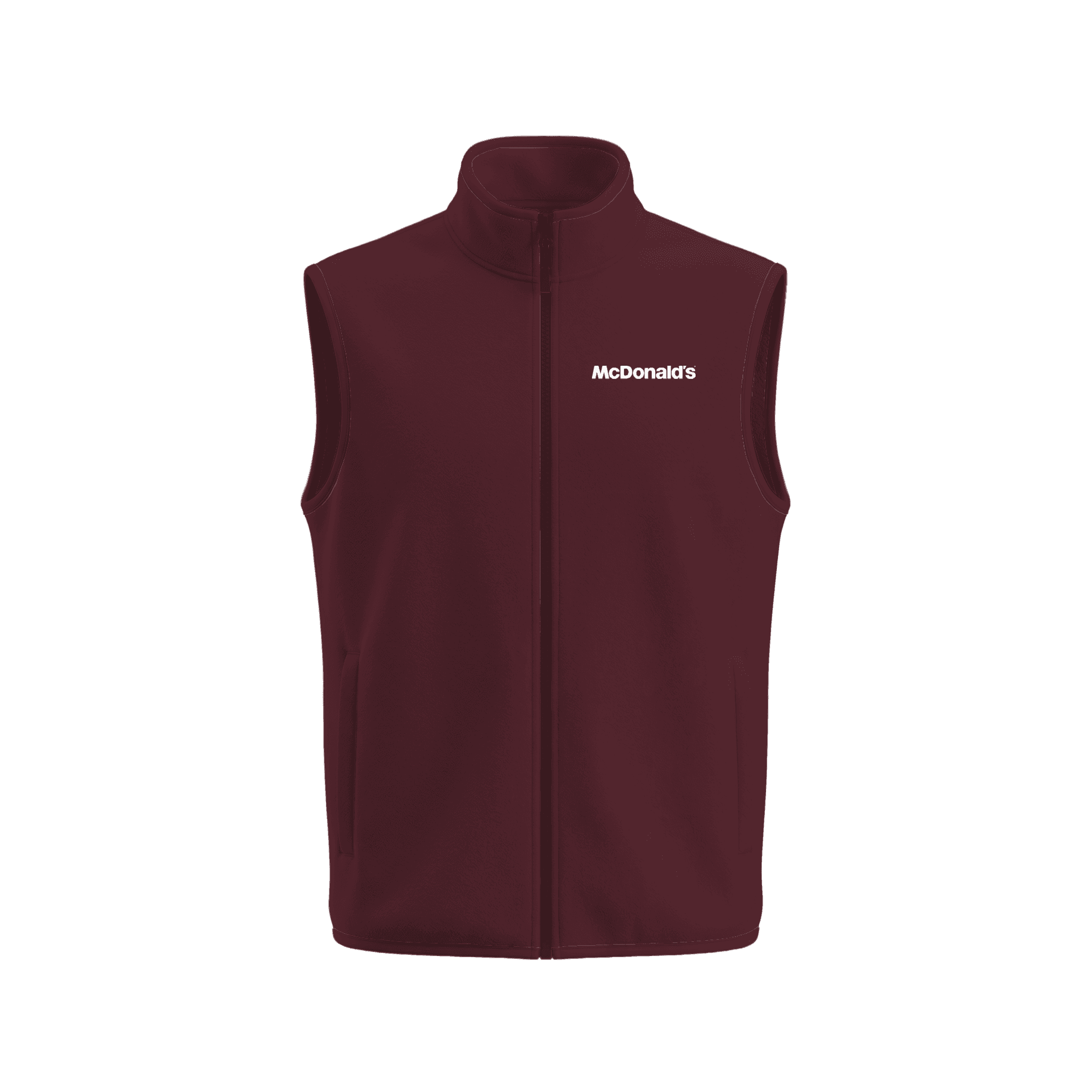 Fleece Bodywarmer - The Jack mockup for McDonald's