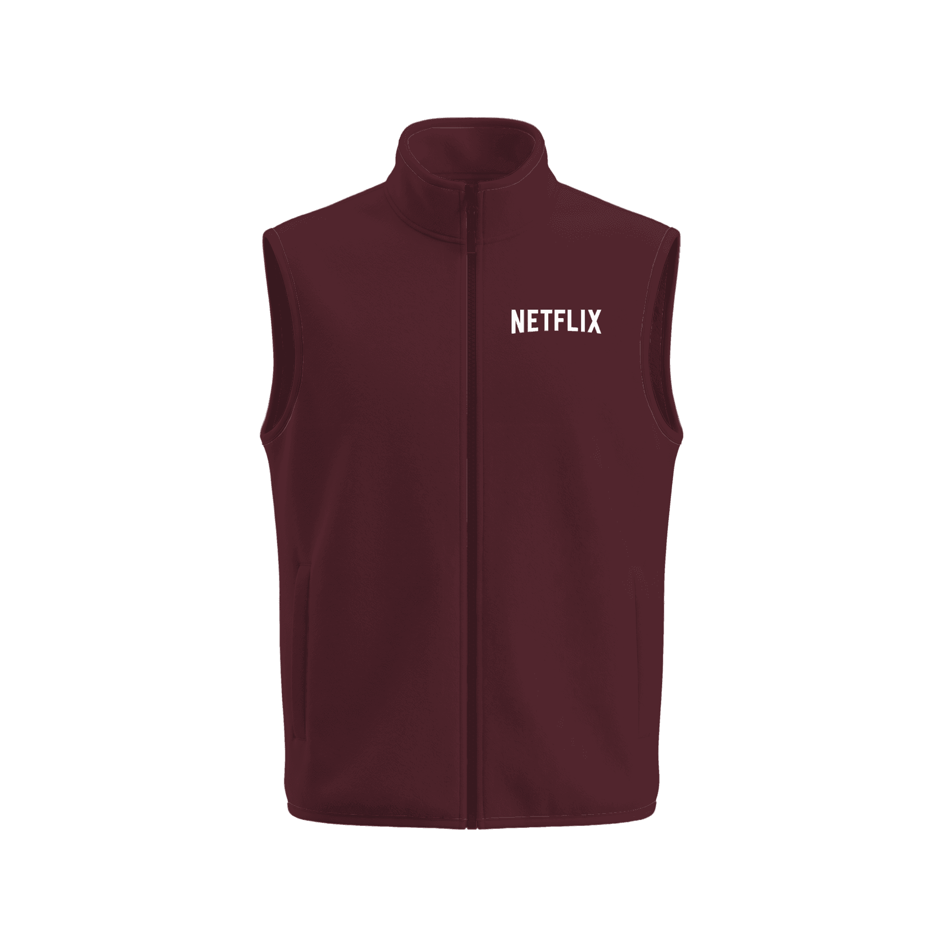 Fleece Bodywarmer - The Jack mockup for Netflix