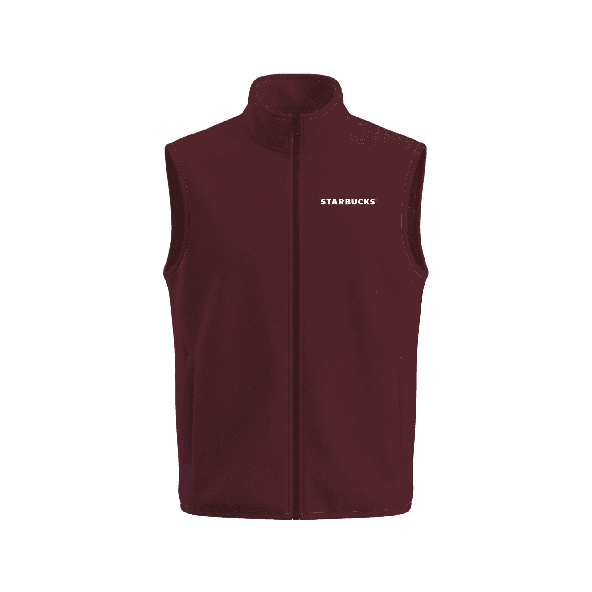 Fleece Bodywarmer - The Jack mockup for Starbucks