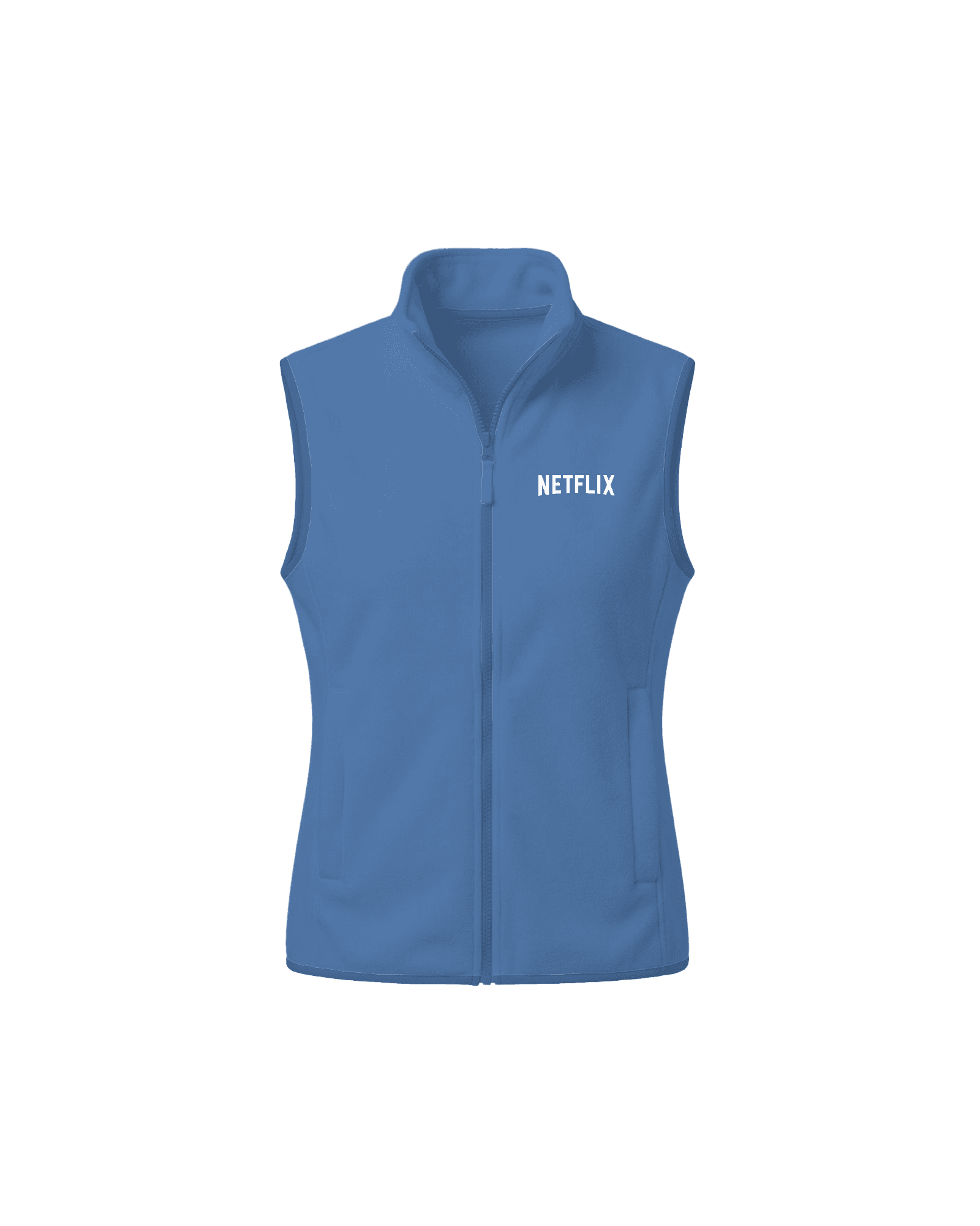 Fleece Bodywarmer - The Rose mockup for Netflix