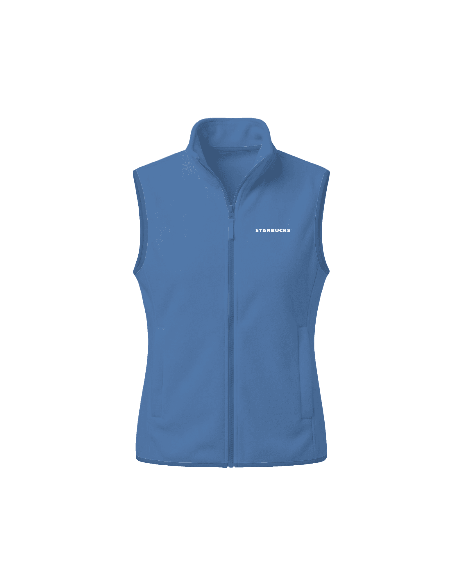 Fleece Bodywarmer - The Rose mockup for Starbucks