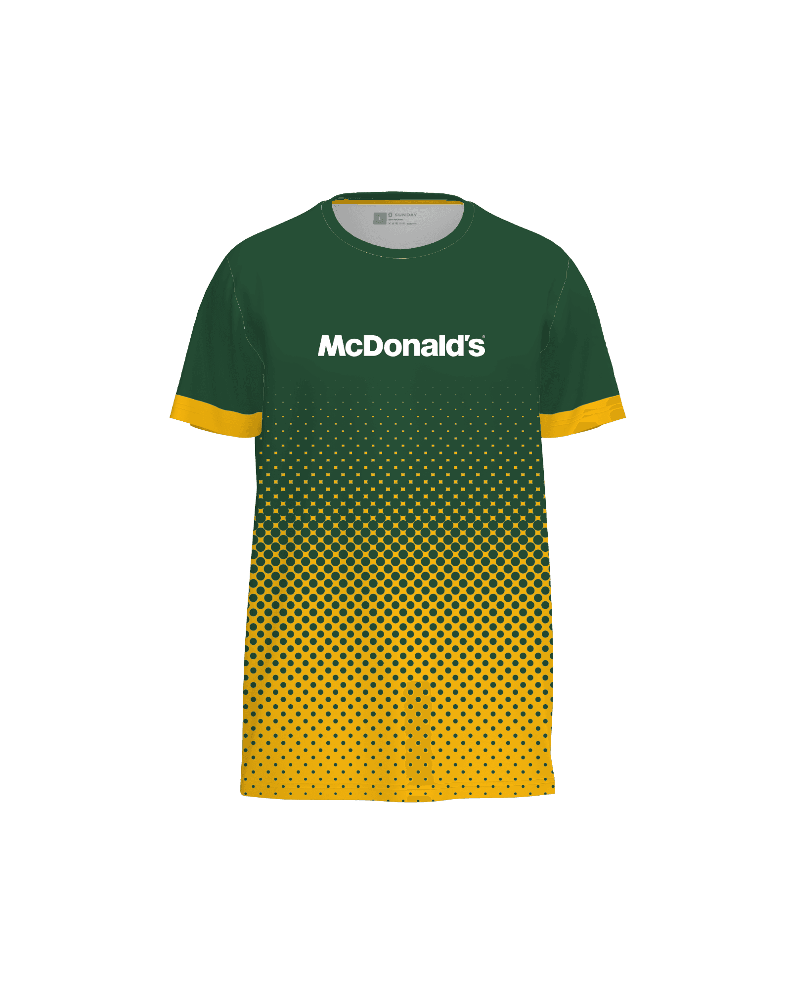 Sports Jersey - The Oliver mockup for McDonald's