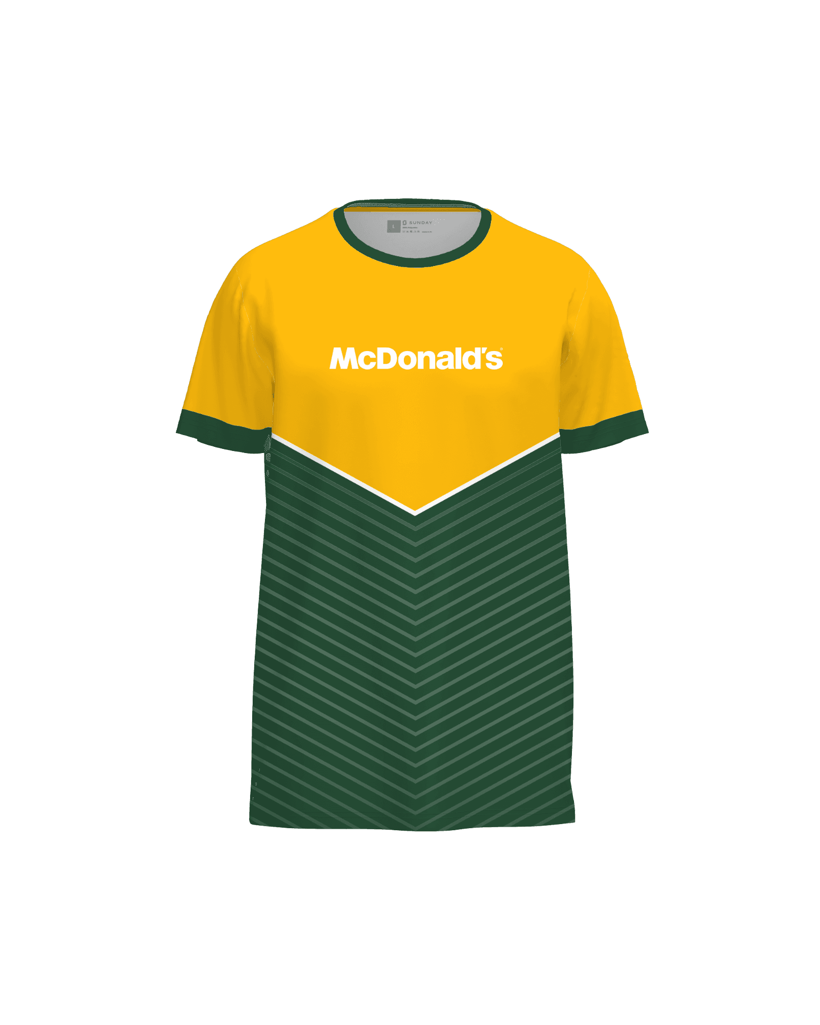Sports Jersey - The Oliver mockup for McDonald's