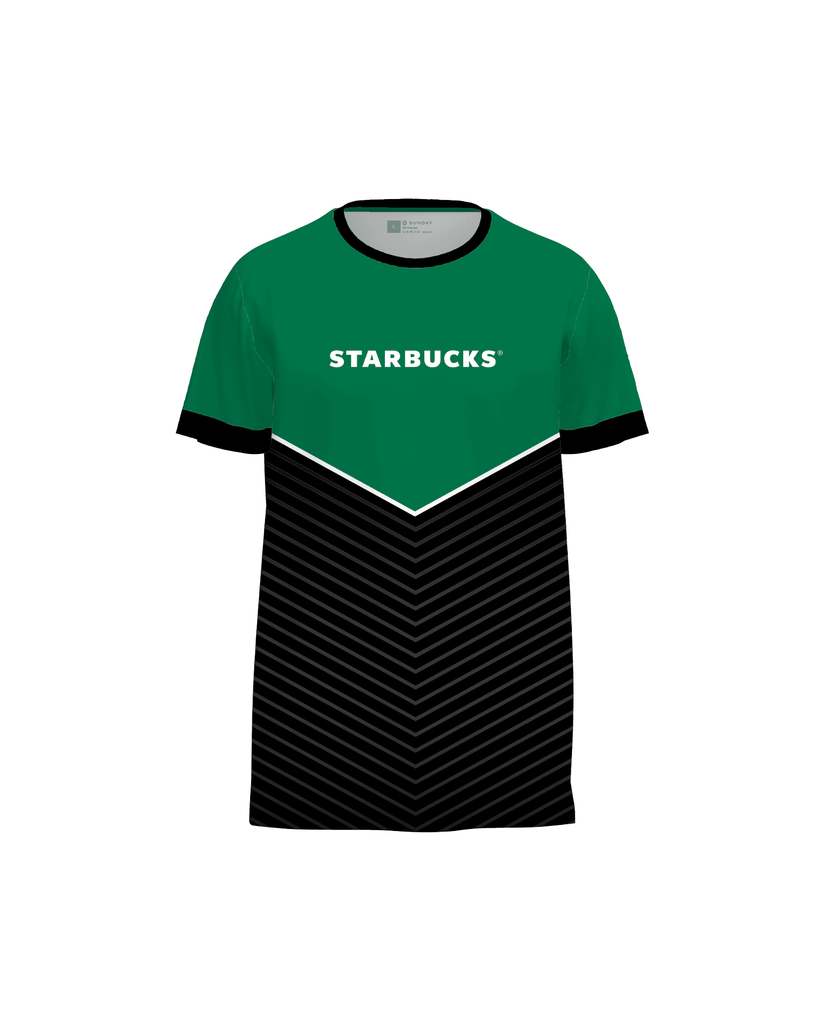 Sports Jersey - The Oliver mockup for Starbucks
