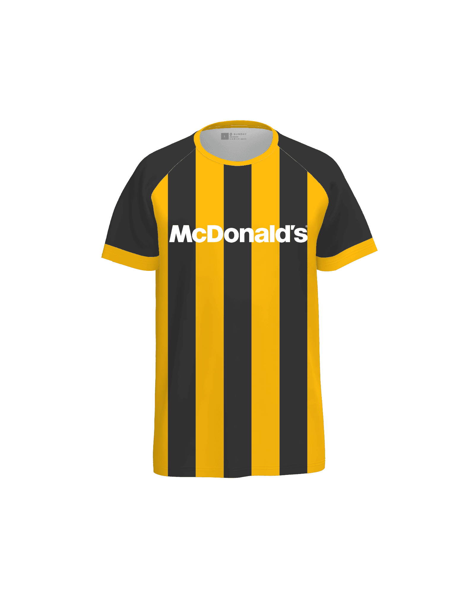 Sports Jersey - The Burton mockup for McDonald's