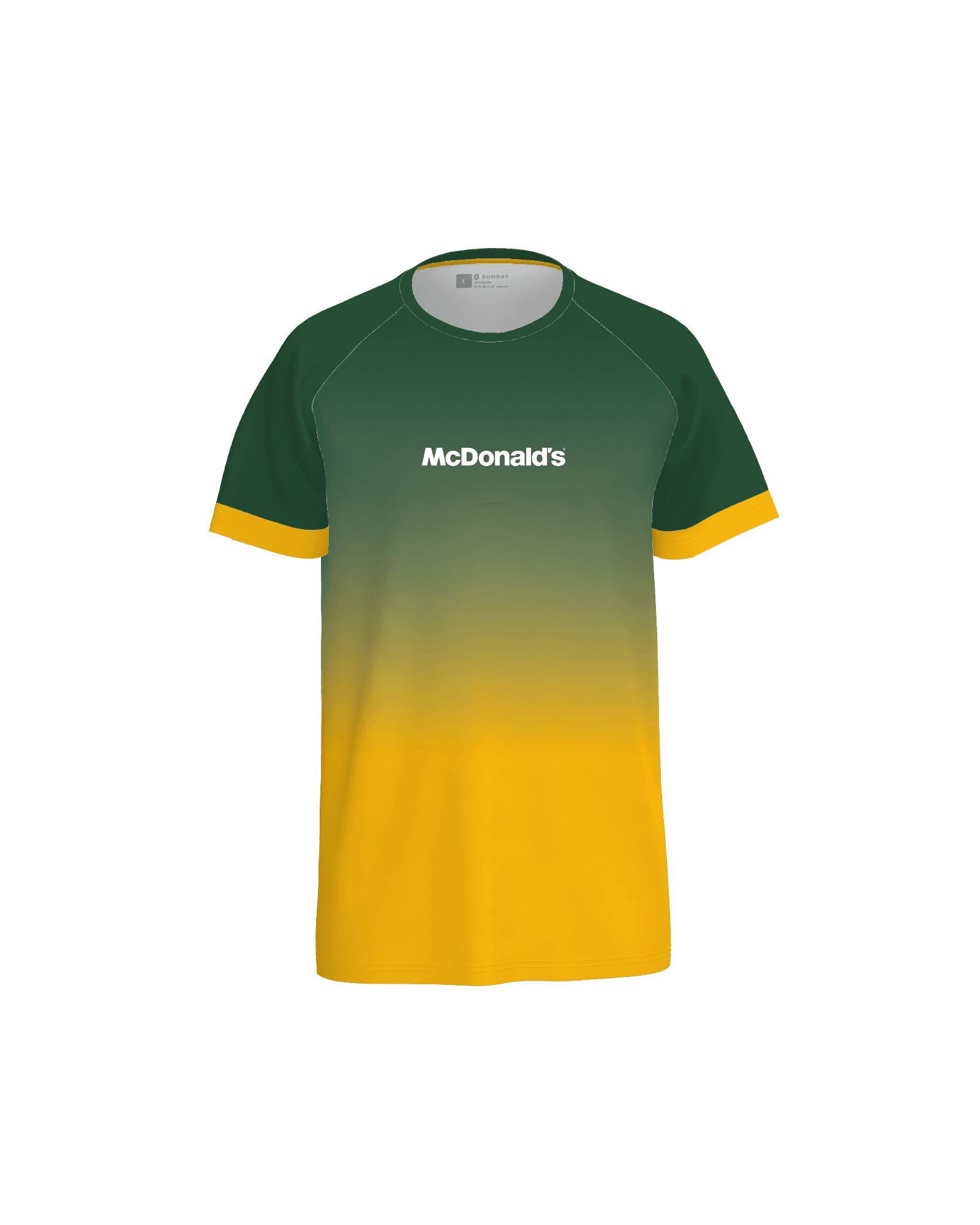 Sports Jersey - The Burton mockup for McDonald's
