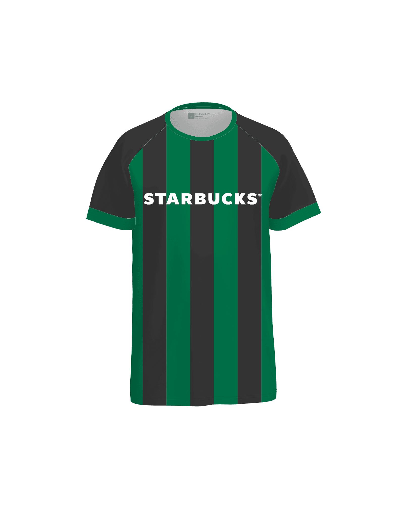 Sports Jersey - The Burton mockup for Starbucks