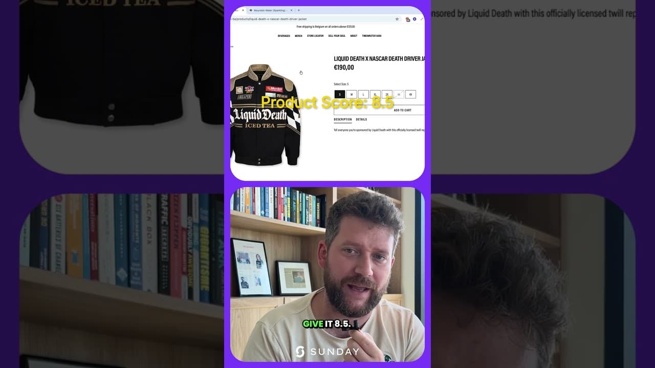 Liquid Death Merch. Scored. thumbnail
