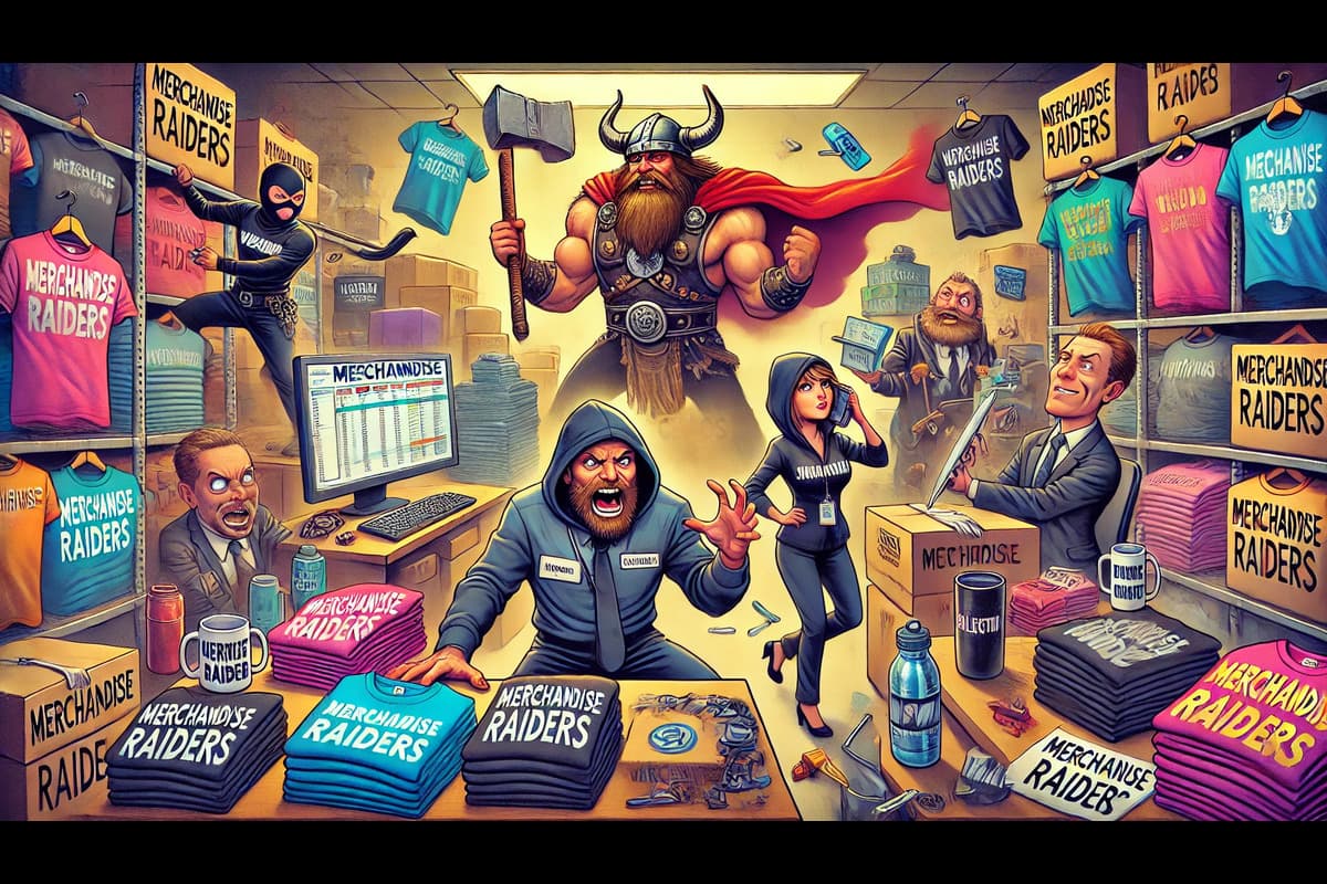 Company swag control: How to stop your colleagues from stealing your merchandise (without a battle axe)