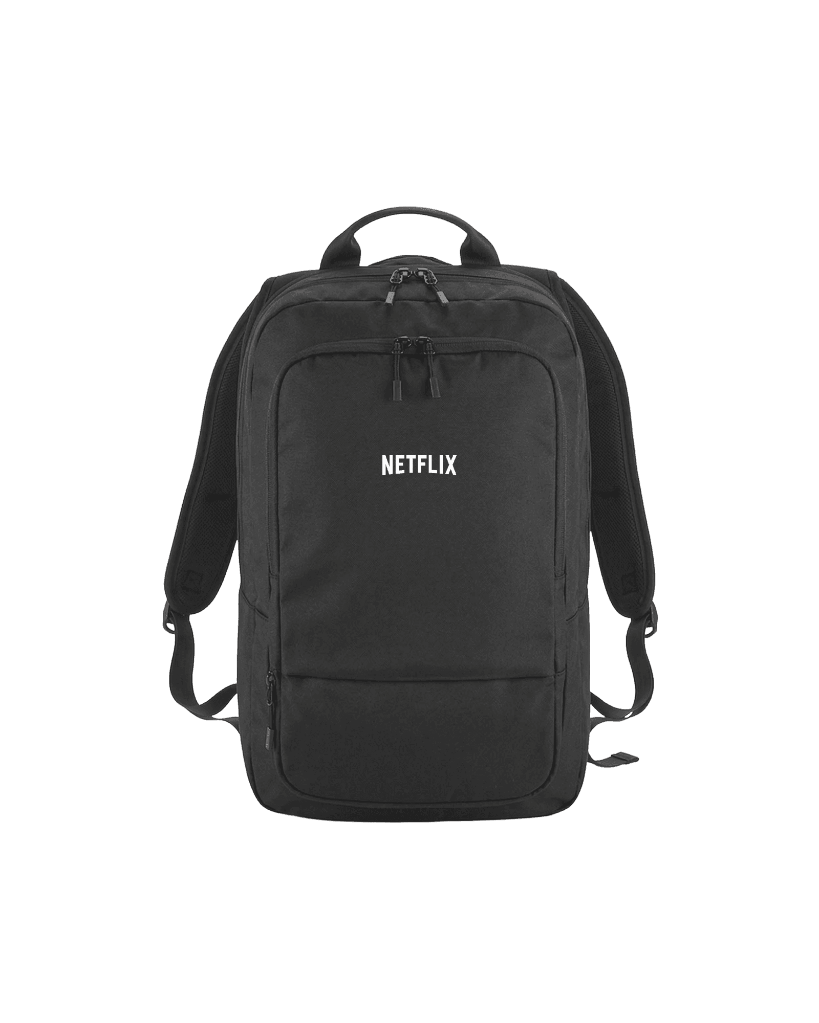 The Laptop Backpack custom backpack mockup branded with a company design