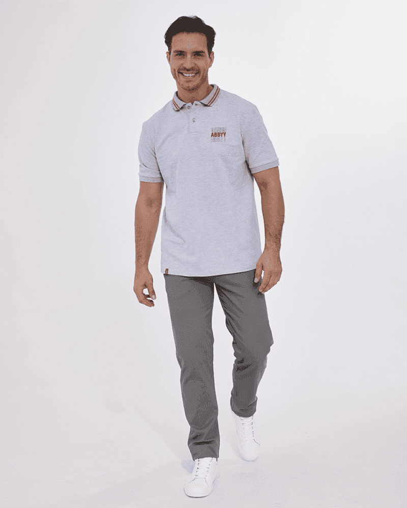 Custom polos in your brand. Designs in 30 seconds.