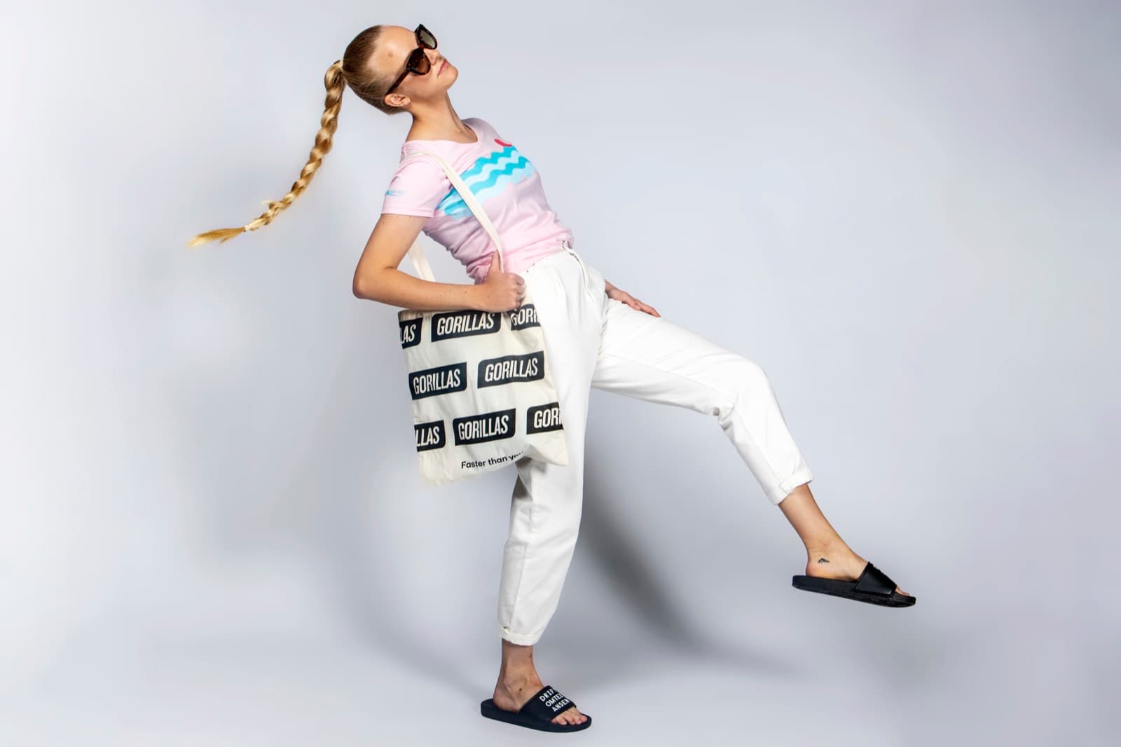 Custom tote bags in your brand. Designs in 30 seconds.