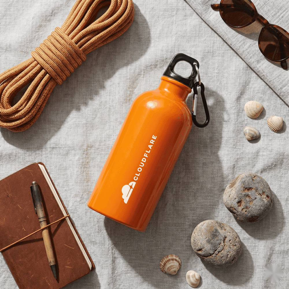 Custom water bottles in your brand. In 30 seconds.