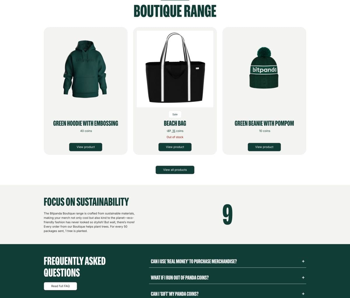 Tienda de merchandising online para empleados: dar antes de vender