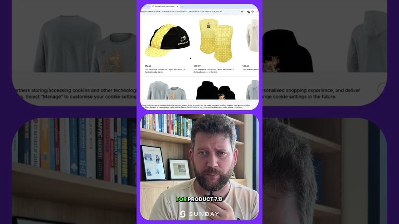 Tour de France Merch. Gescoord. thumbnail