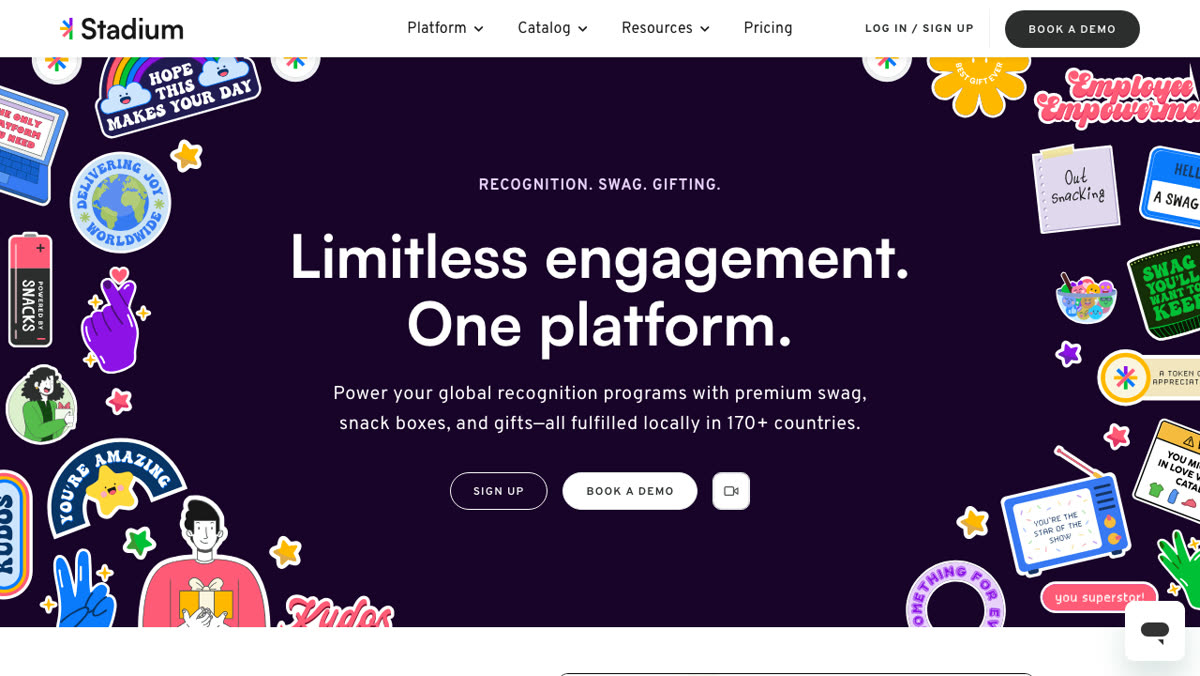 Stadium homepage