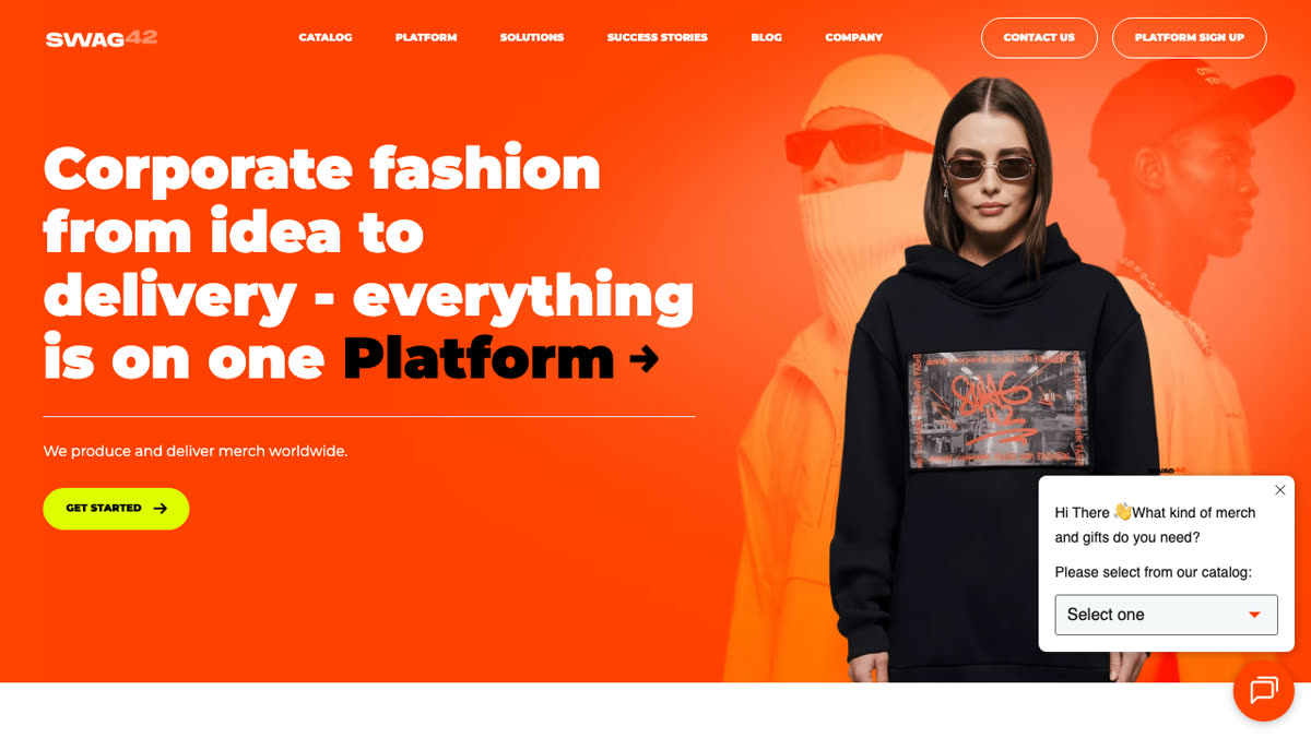 Swag42 homepage