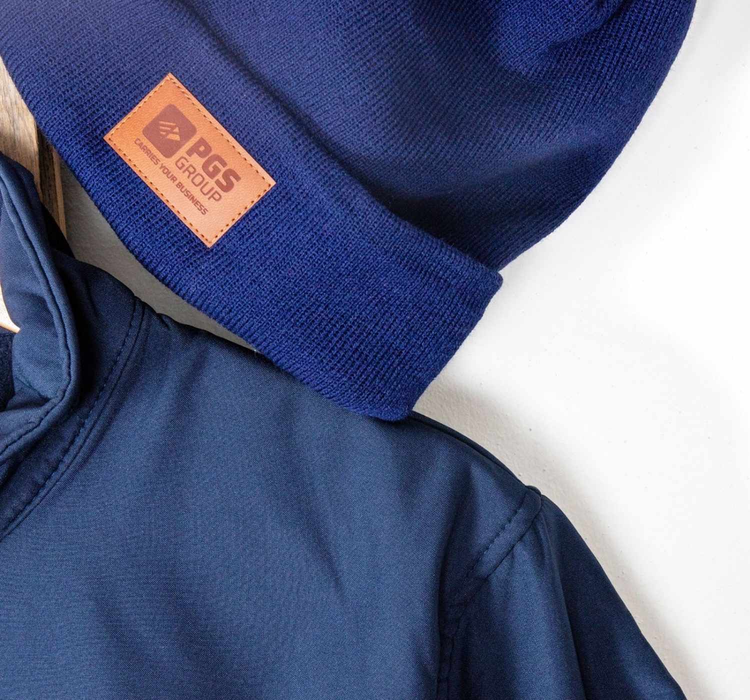 PGS gebrandete Merchandise in Aktion