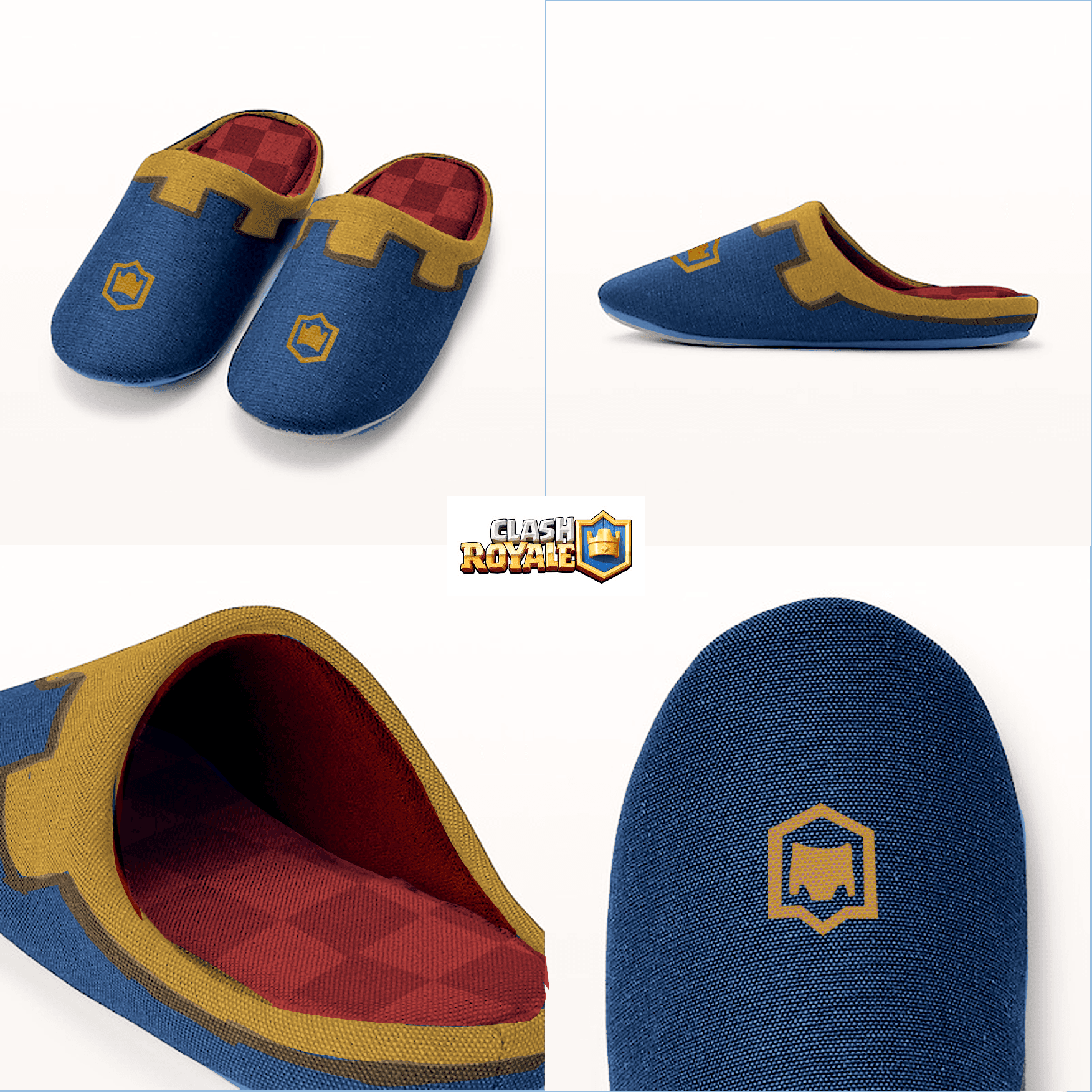 Supercell Clash Royale individuelle Hausschuhe mit Burg-Design