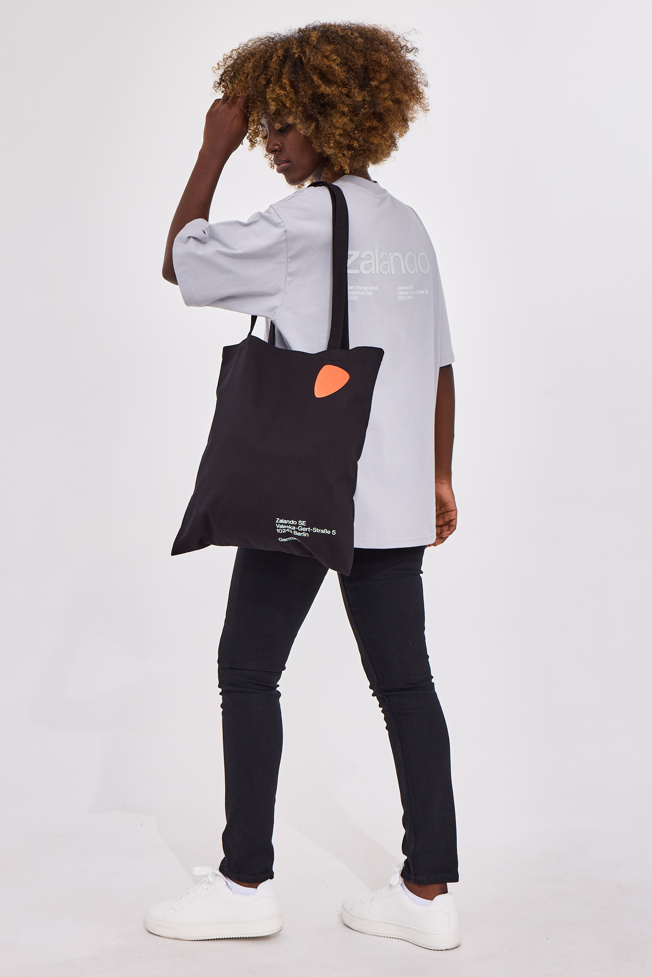 Zalando team members in branded apparel