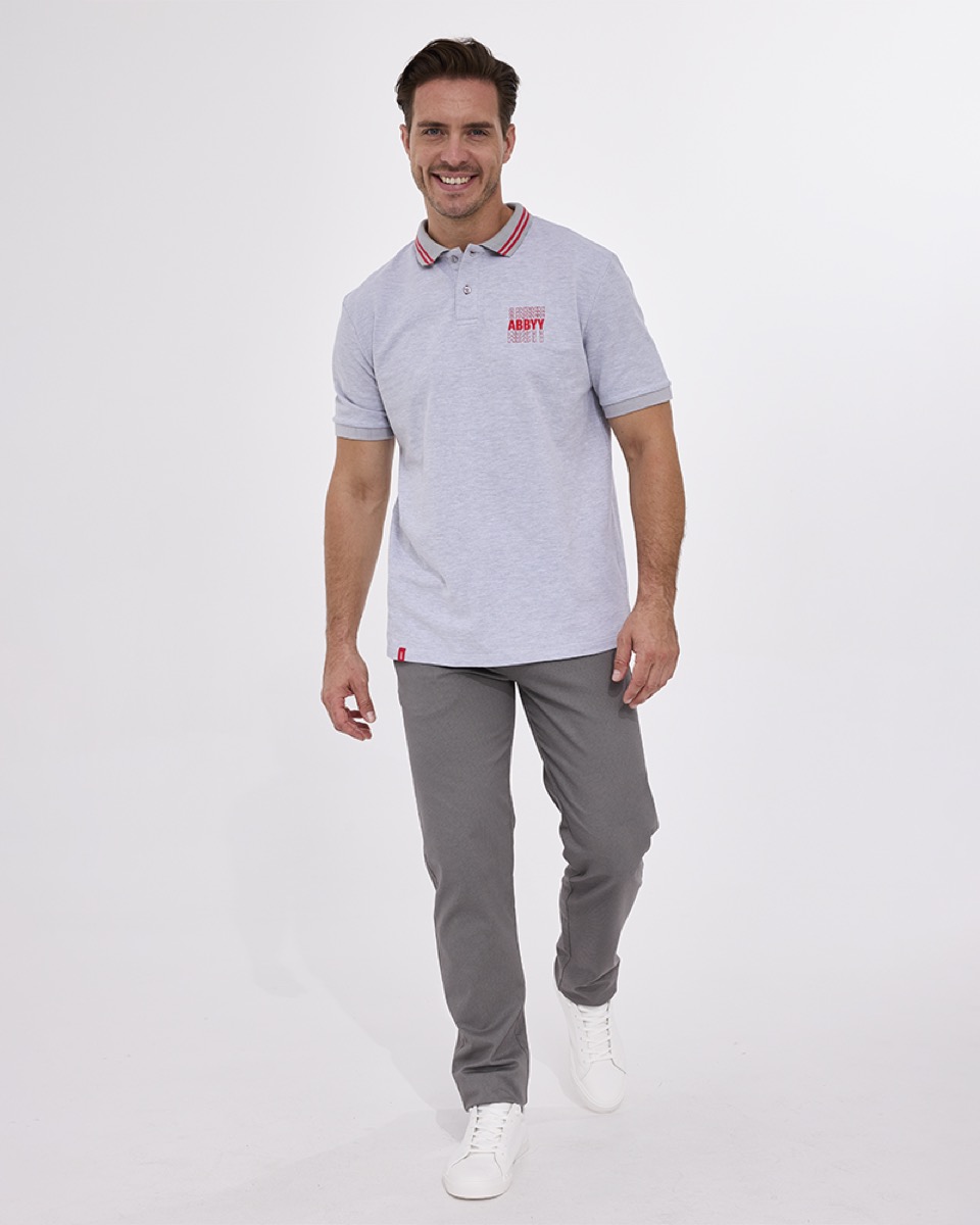 Classic piqué polo custom mockup