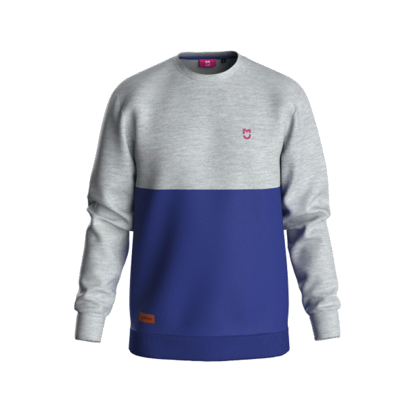 Timeless Zip Two-Tone Sweater
