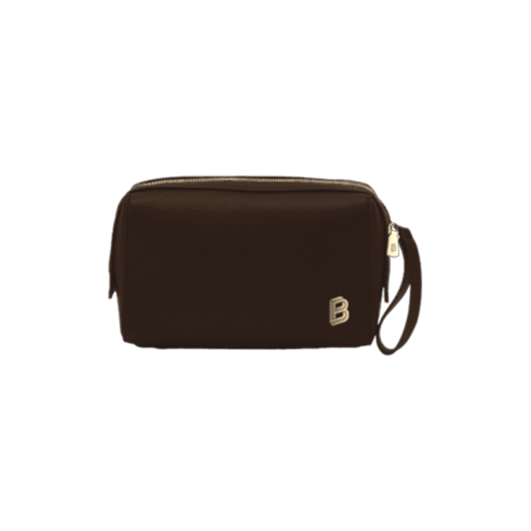 Leather toiletry bag