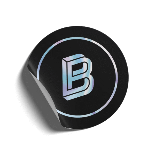 Hologram Round Stickers