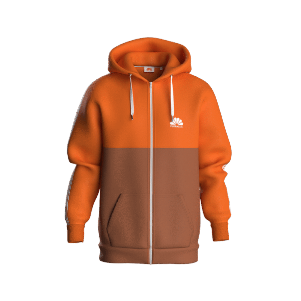 Timeless Zip Two-Tone Hoodie