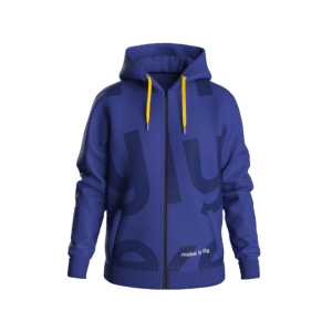 Timeless Zip Welt Pockets Hoodie