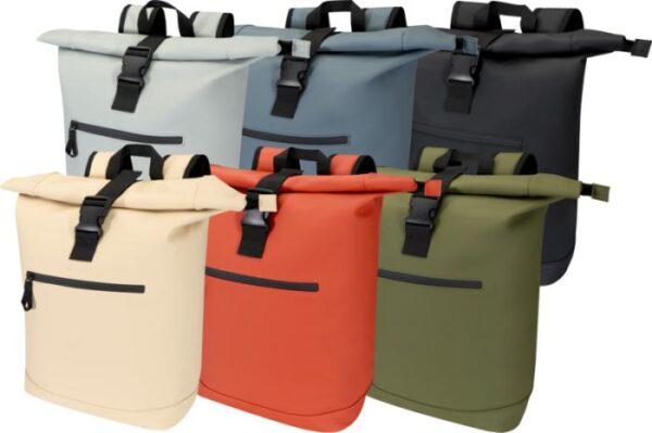 Waterproof Recycled Roltop Backpack - Image 2